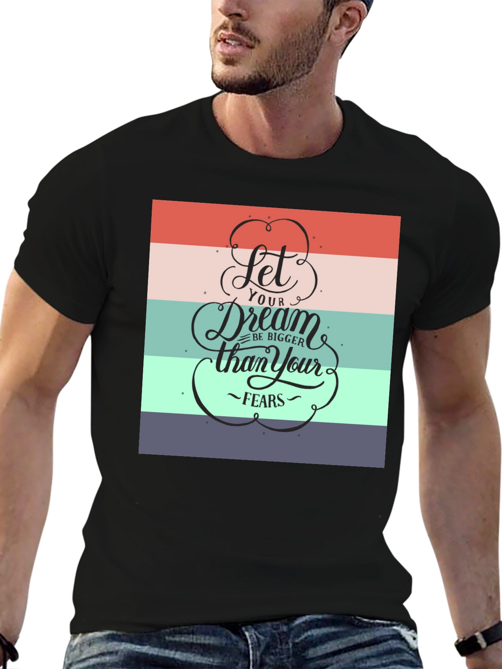 Inspirational Dream Bigger Graphic Tee