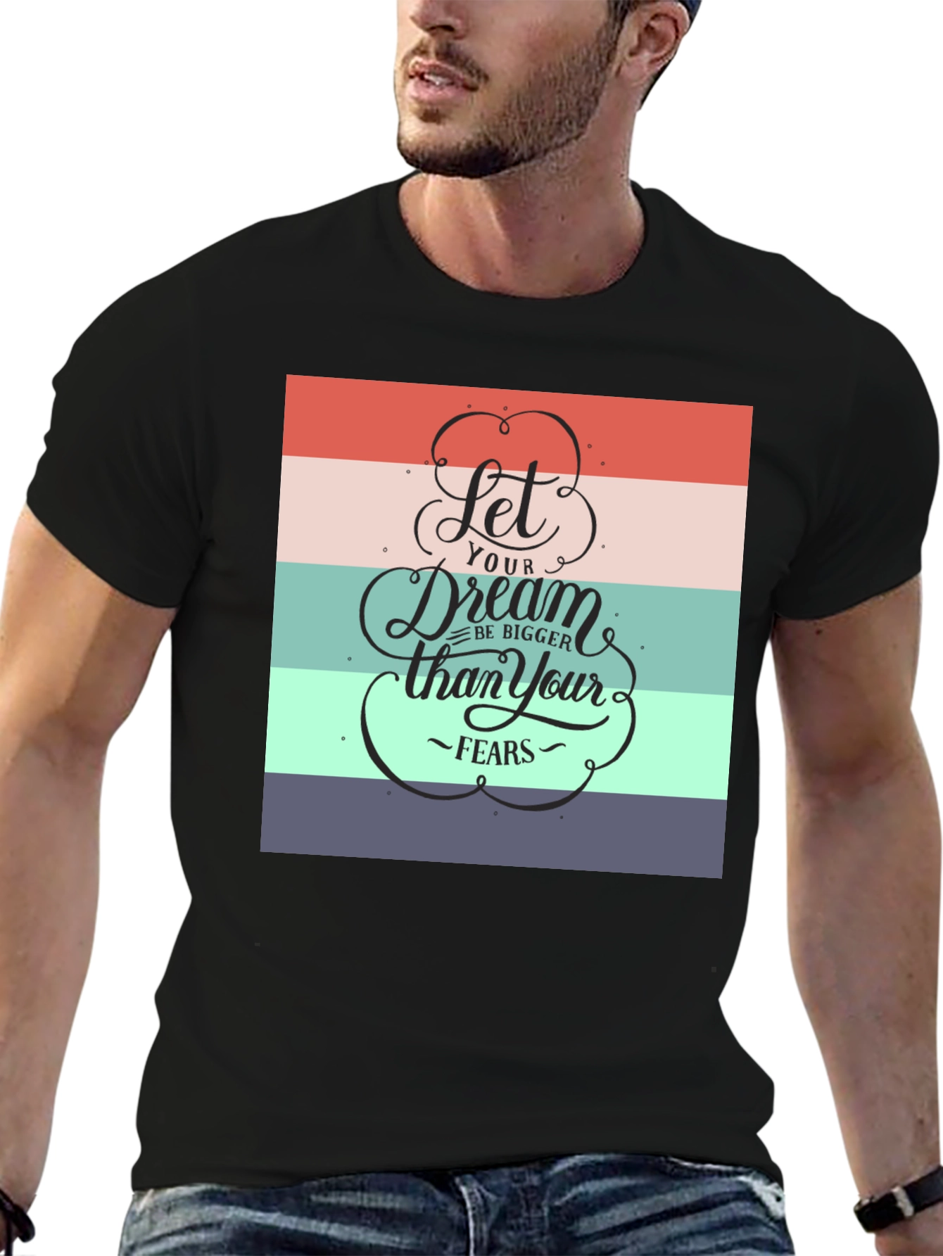 Inspirational Dream Bigger Graphic Tee