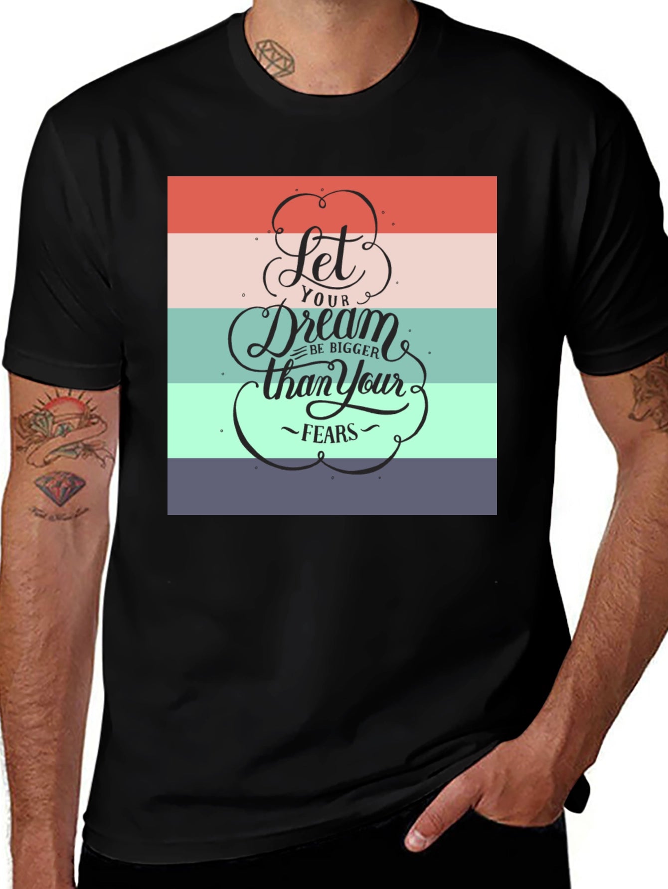 Inspirational Dream Bigger Graphic Tee