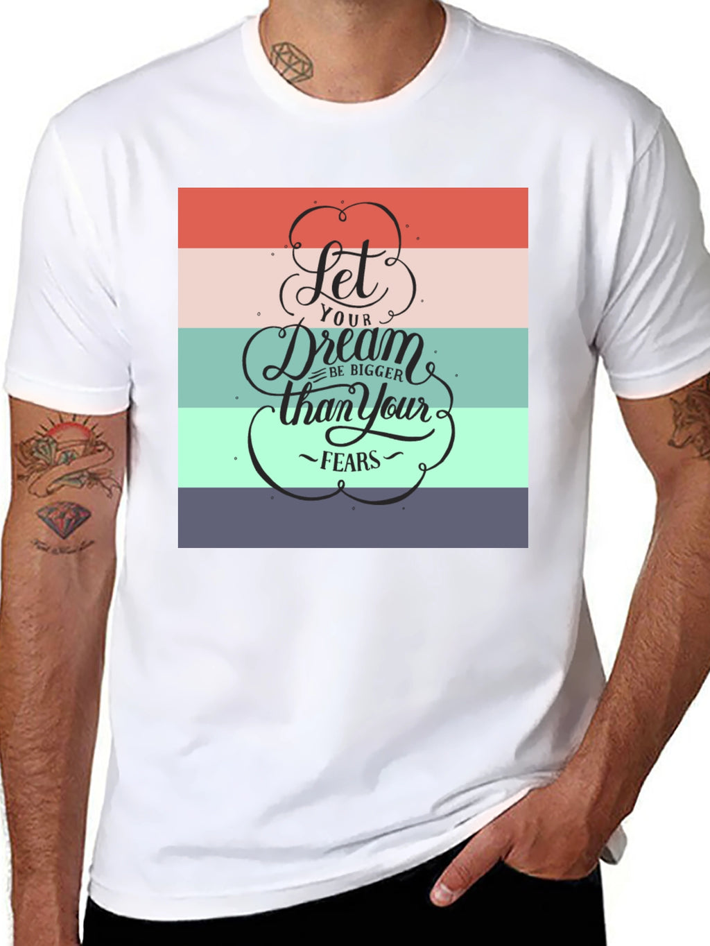 Inspirational Dream Bigger Graphic Tee