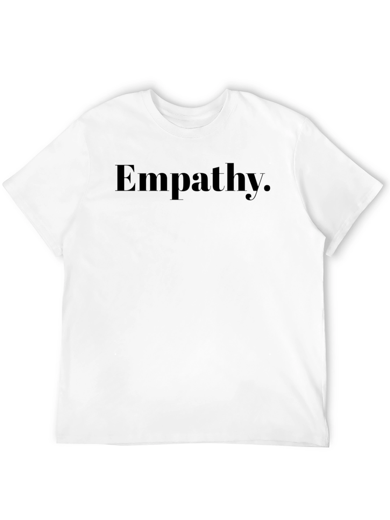 Empathy T-Shirt - Black Short Sleeve Crew Neck Tee