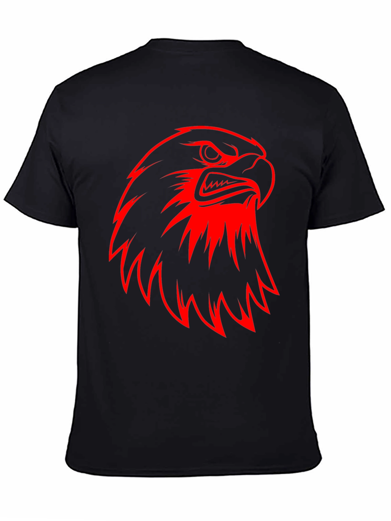 Bold Eagle Graphic Black T-Shirt