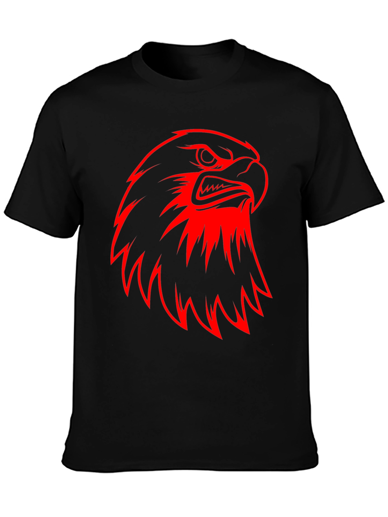 Bold Eagle Graphic Black T-Shirt