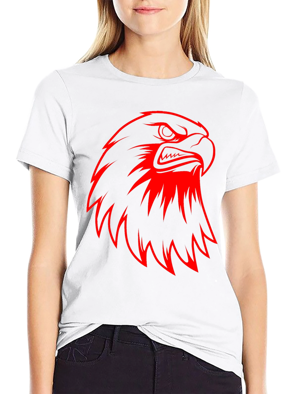 Bold Eagle Graphic Black T-Shirt