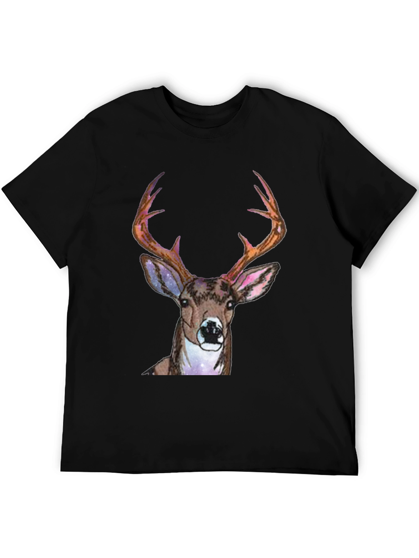 Deer Graphic Print Mens T-Shirt