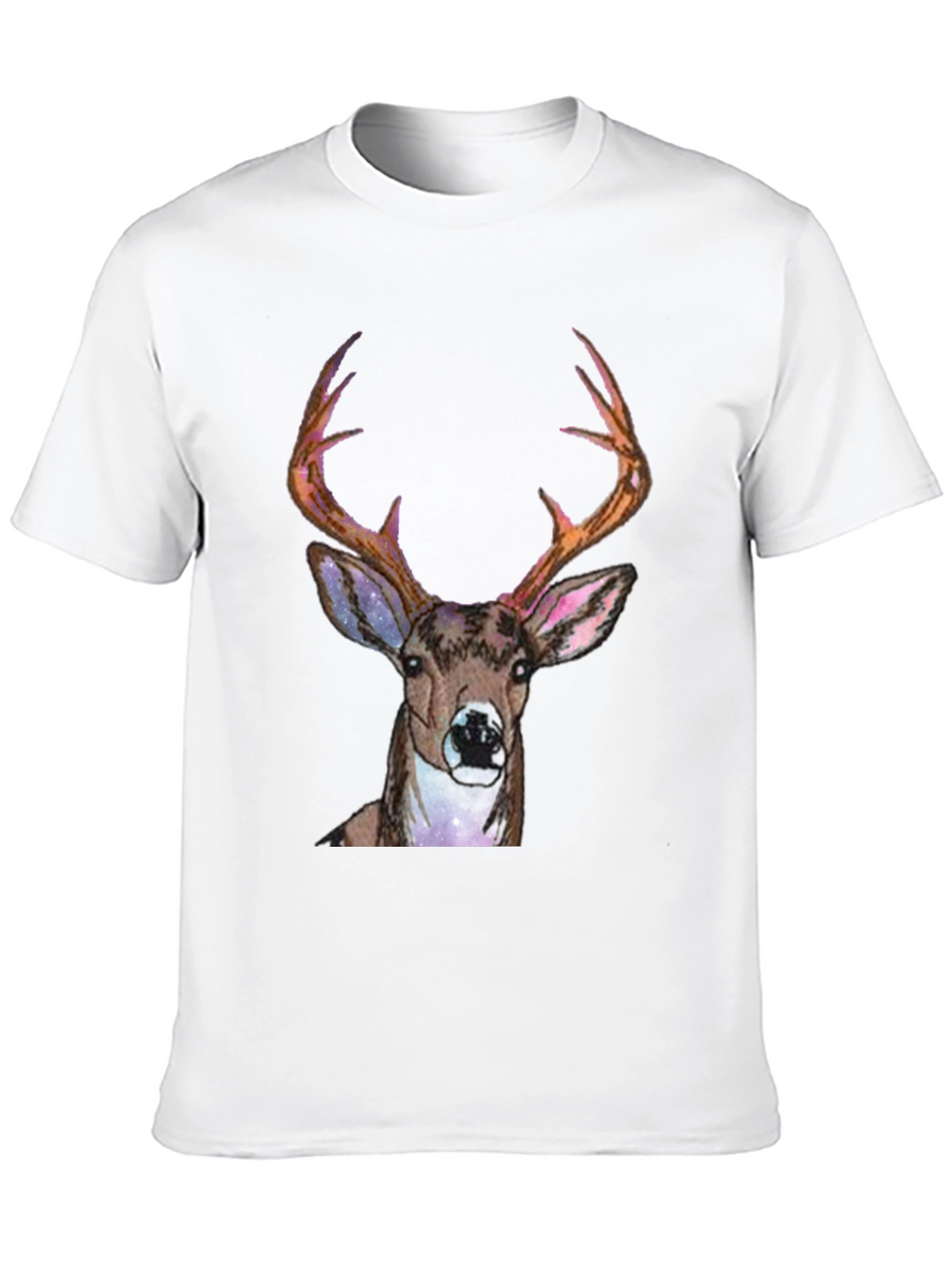 Deer Graphic Print Mens T-Shirt