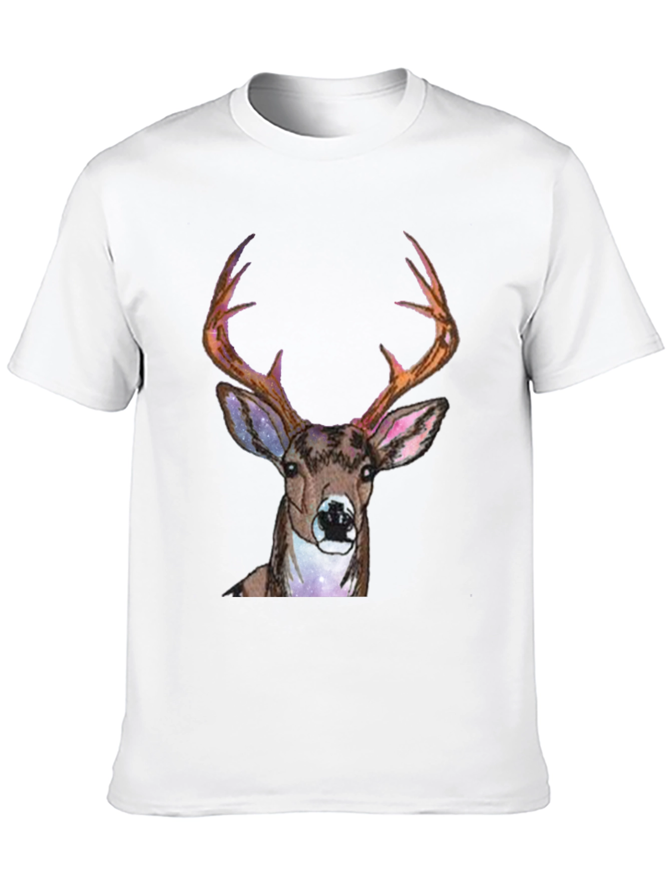 Deer Graphic Print Mens T-Shirt