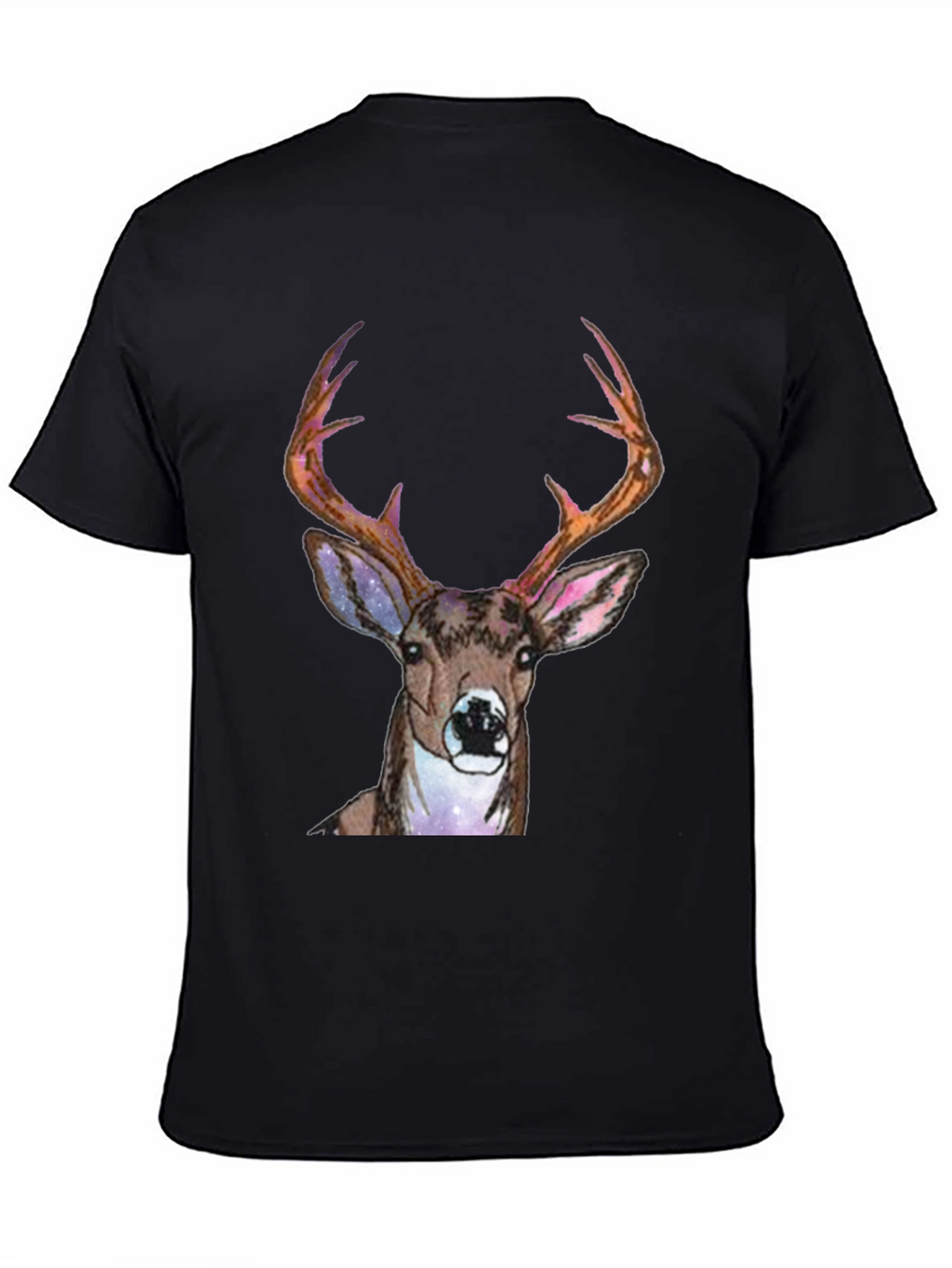 Deer Graphic Print Mens T-Shirt