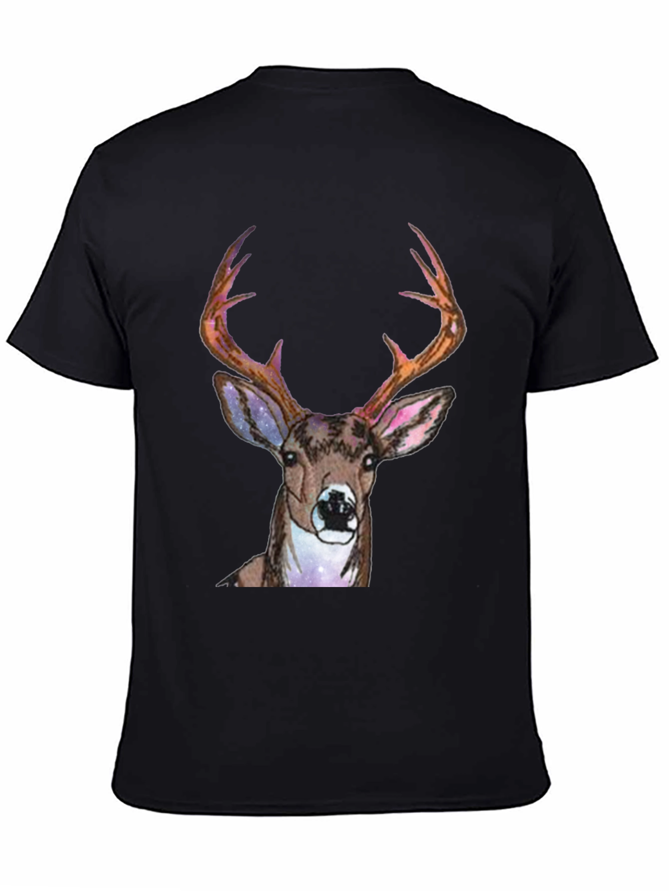 Deer Graphic Print Mens T-Shirt