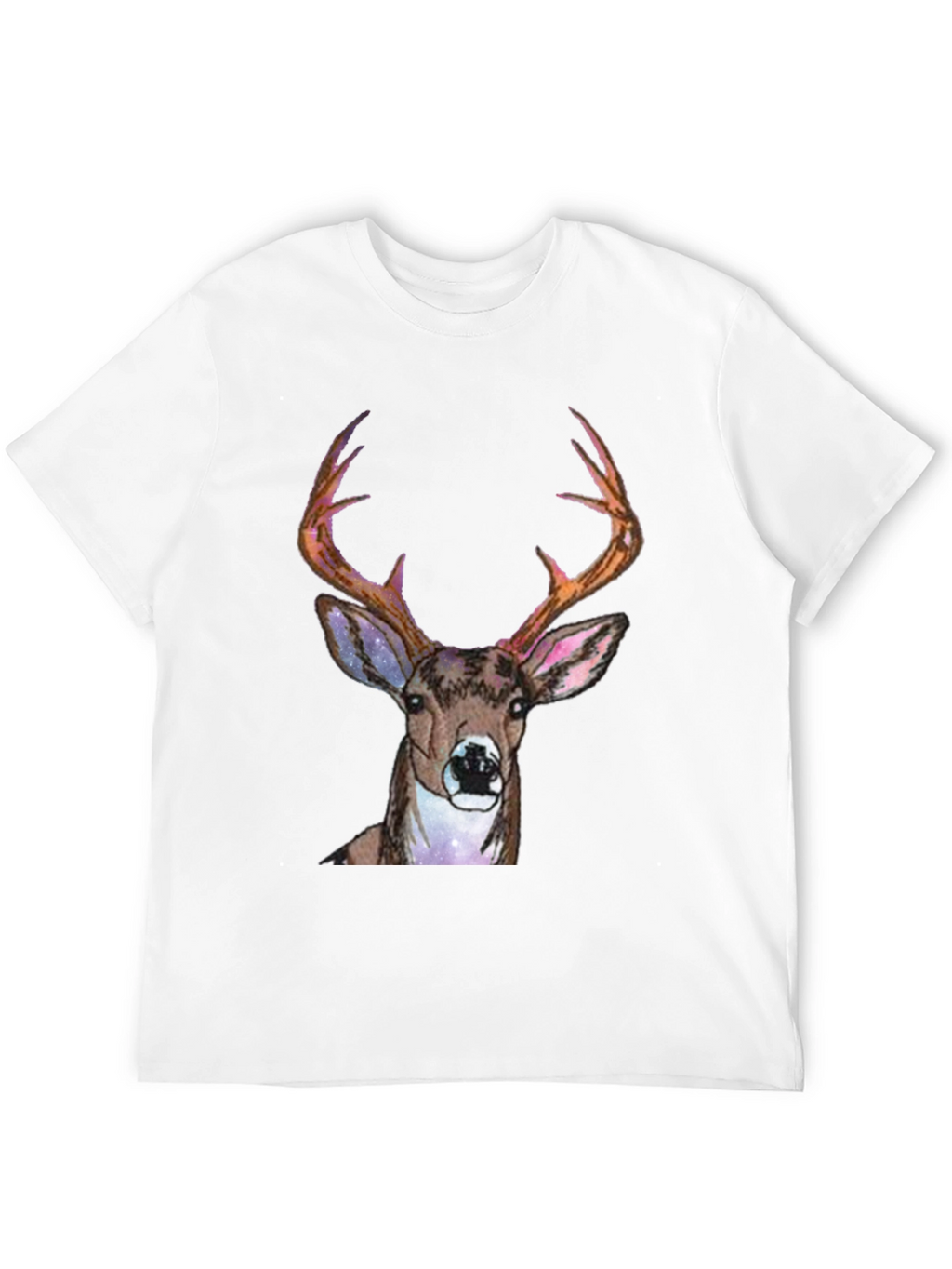 Deer Graphic Print Mens T-Shirt