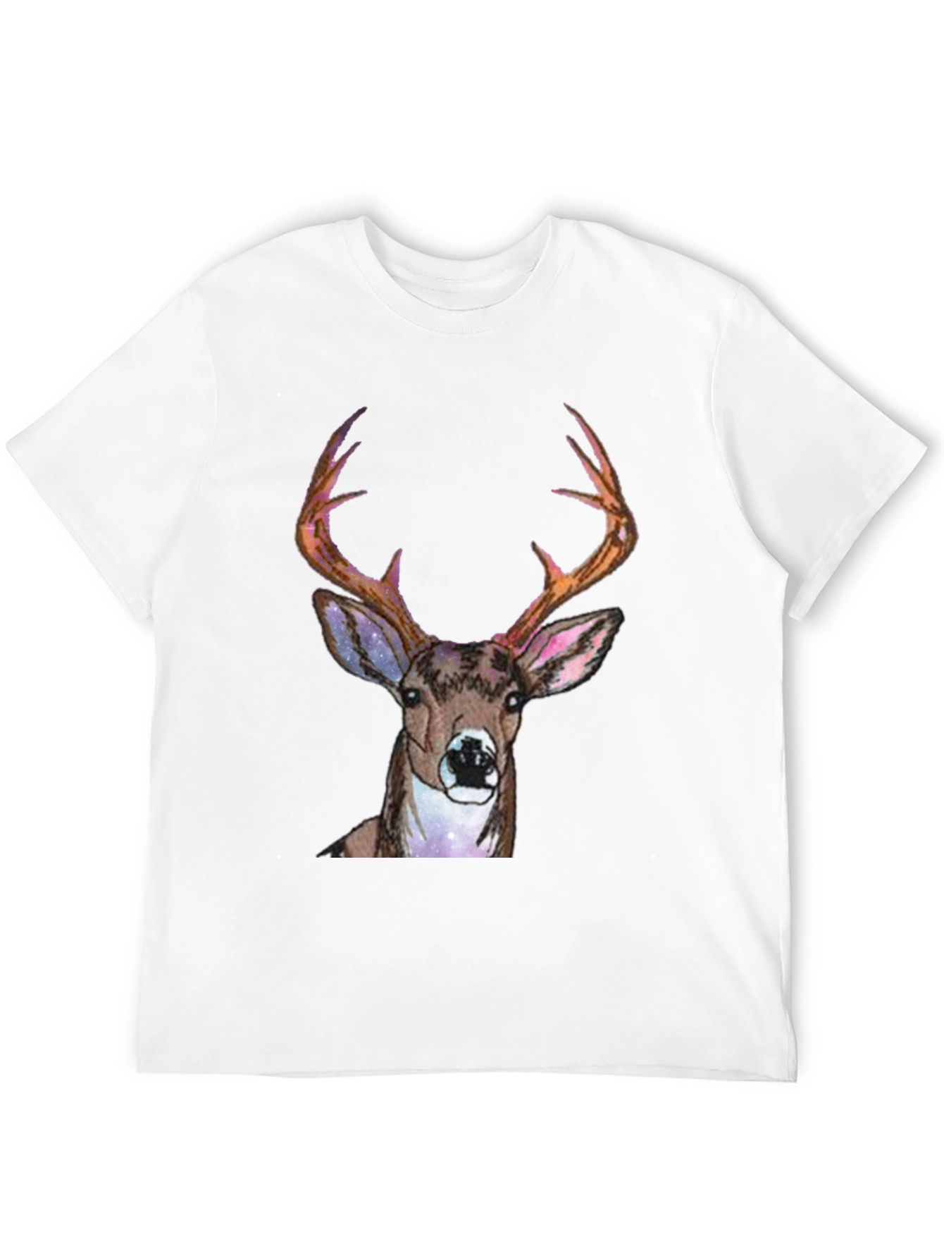 Deer Graphic Print Mens T-Shirt