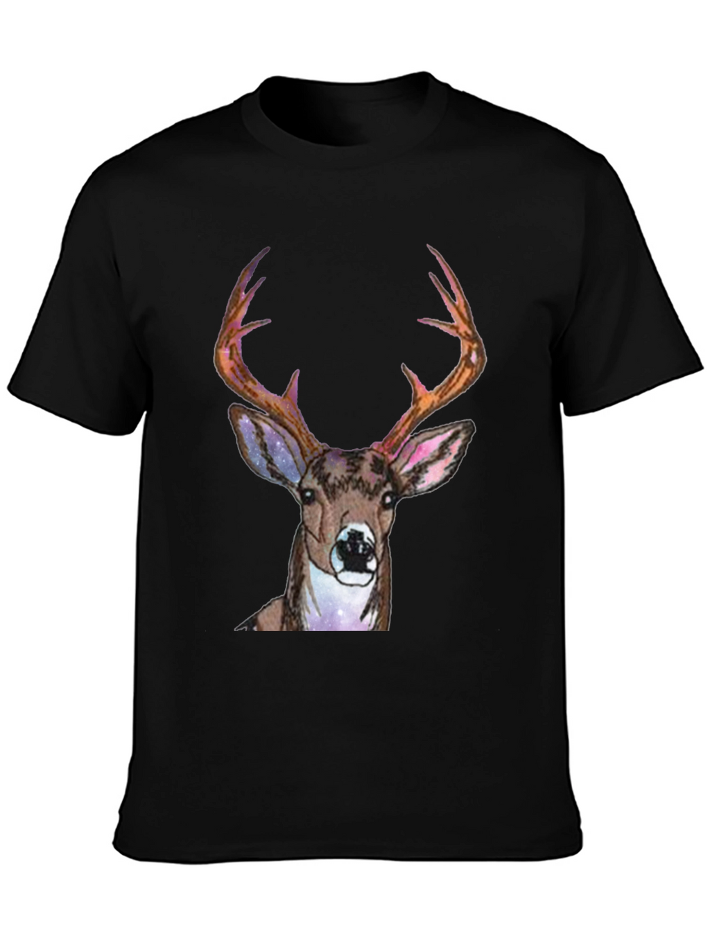 Deer Graphic Print Mens T-Shirt