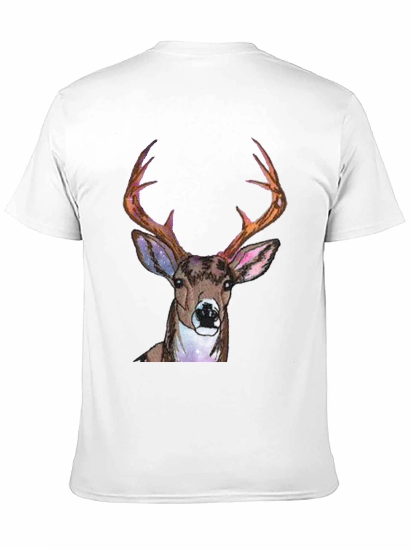 Deer Graphic Print Mens T-Shirt