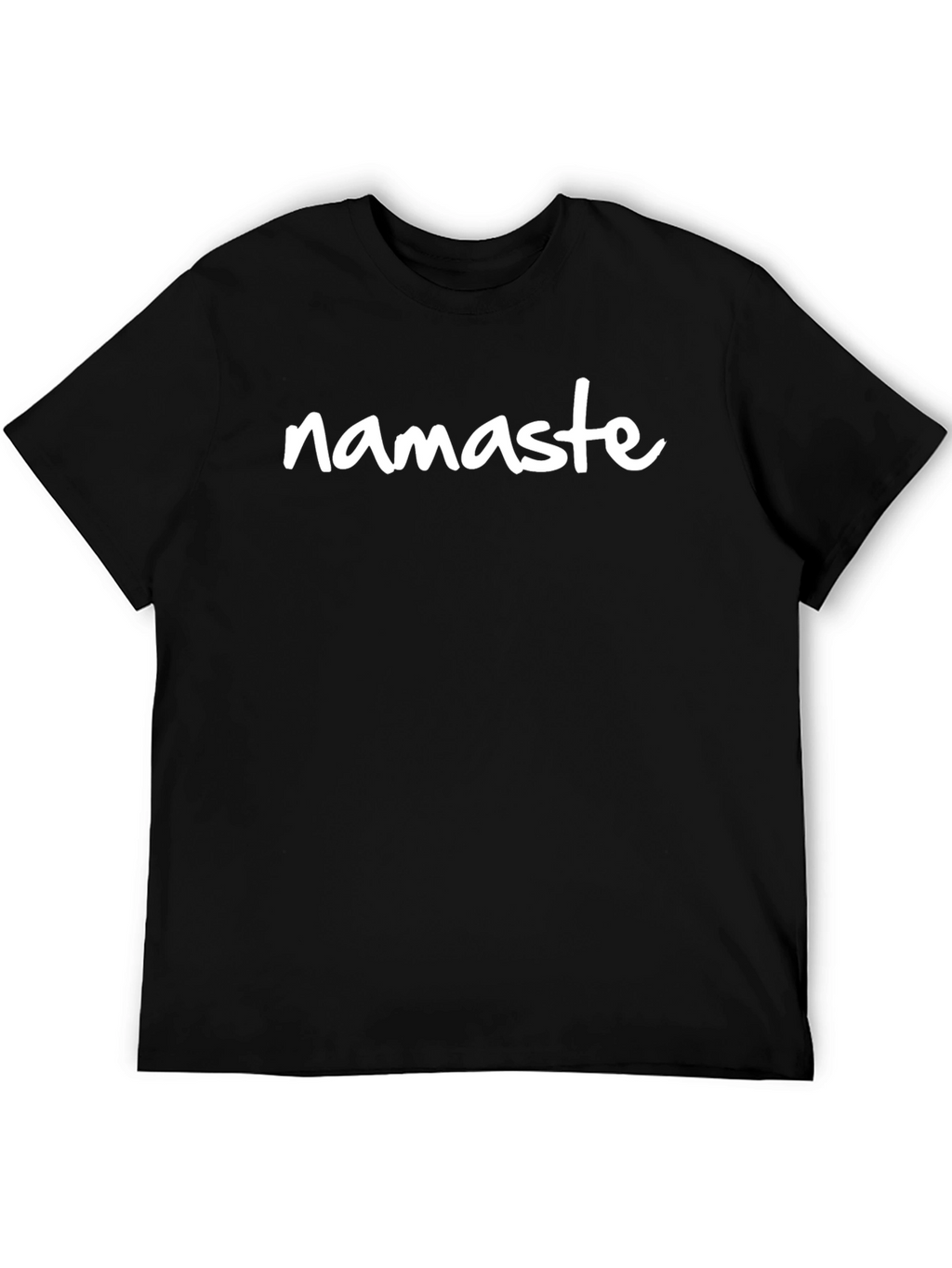 Namaste Graphic Tee - Black Casual T-Shirt