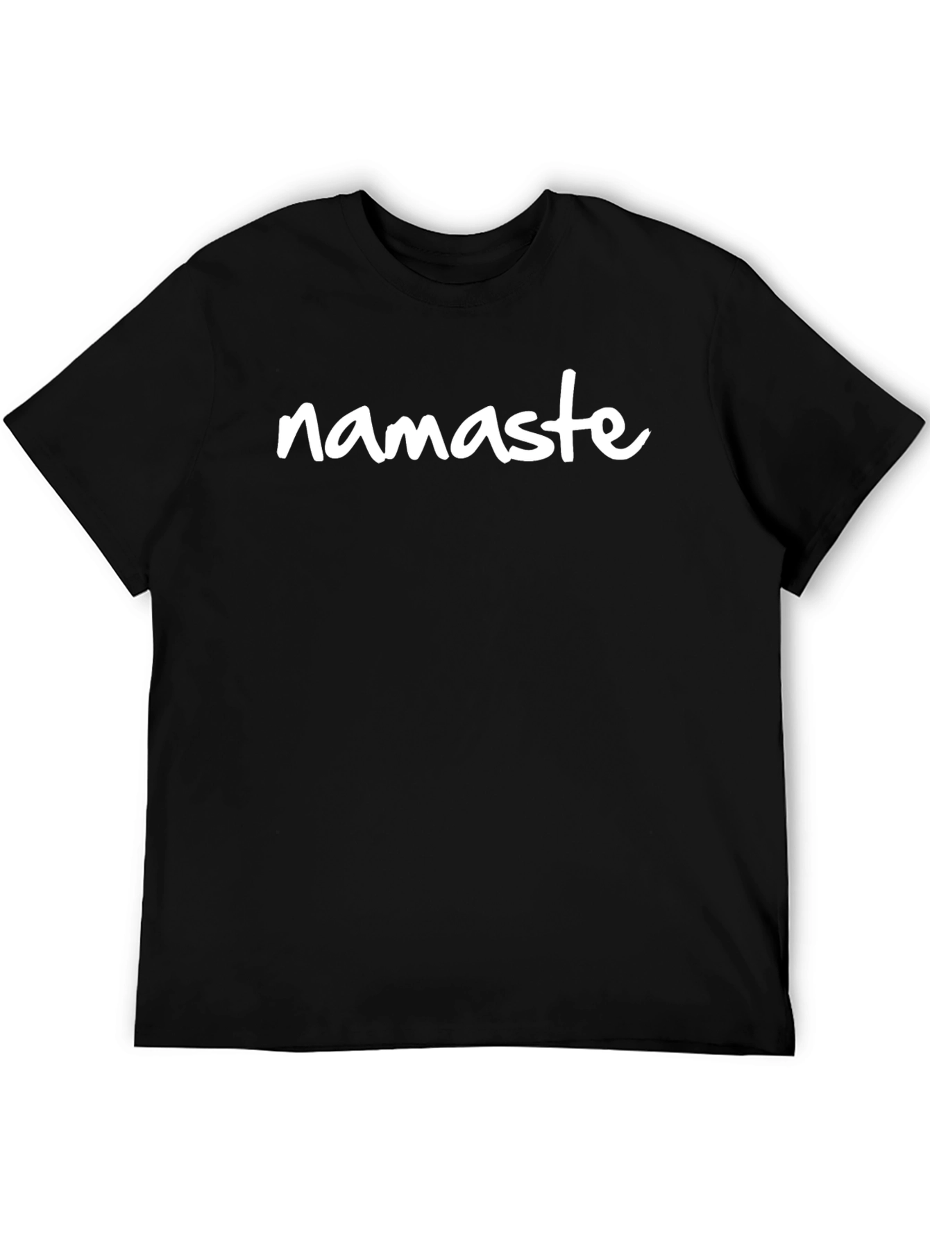 Namaste Graphic Tee - Black Casual T-Shirt