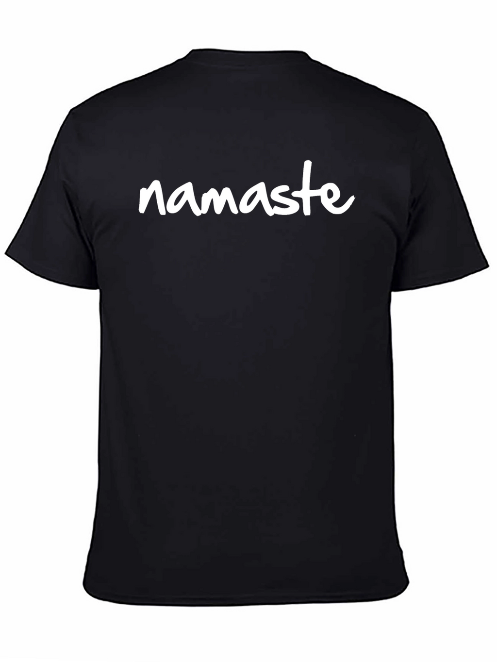 Namaste Graphic Tee - Black Casual T-Shirt