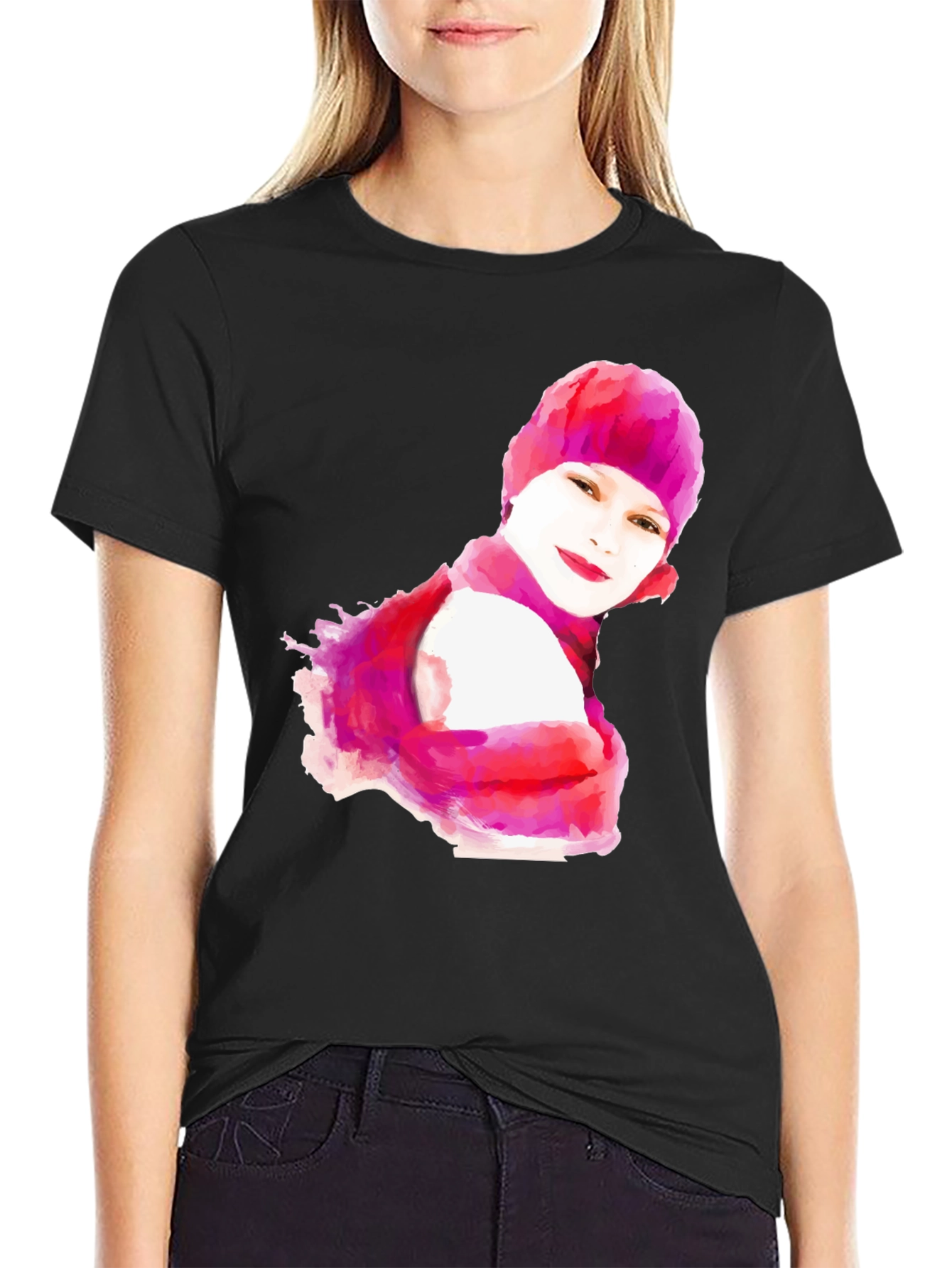 Watercolor Portrait T-Shirt