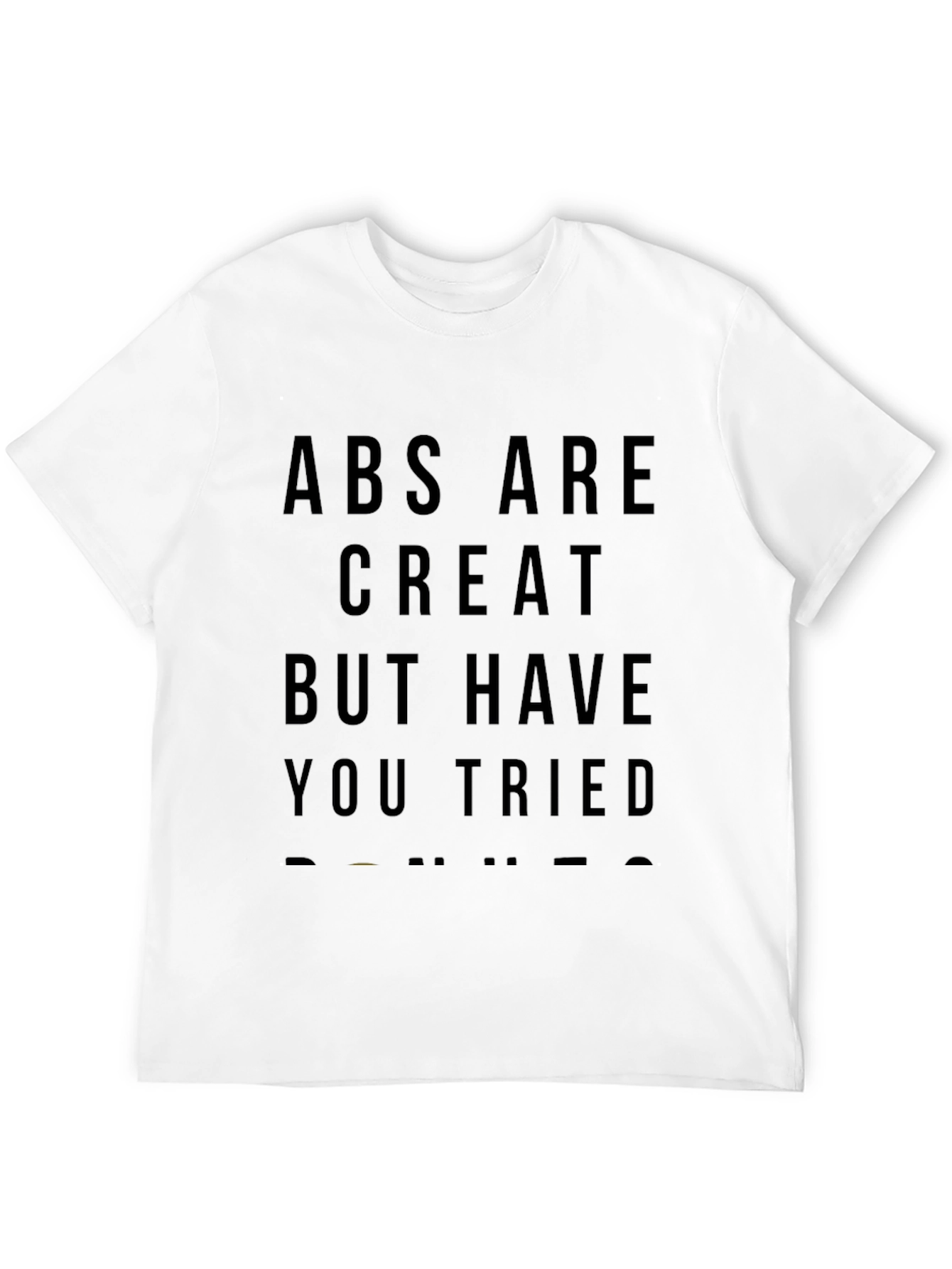Funny Abs Donuts T-Shirt - Comfort Fit
