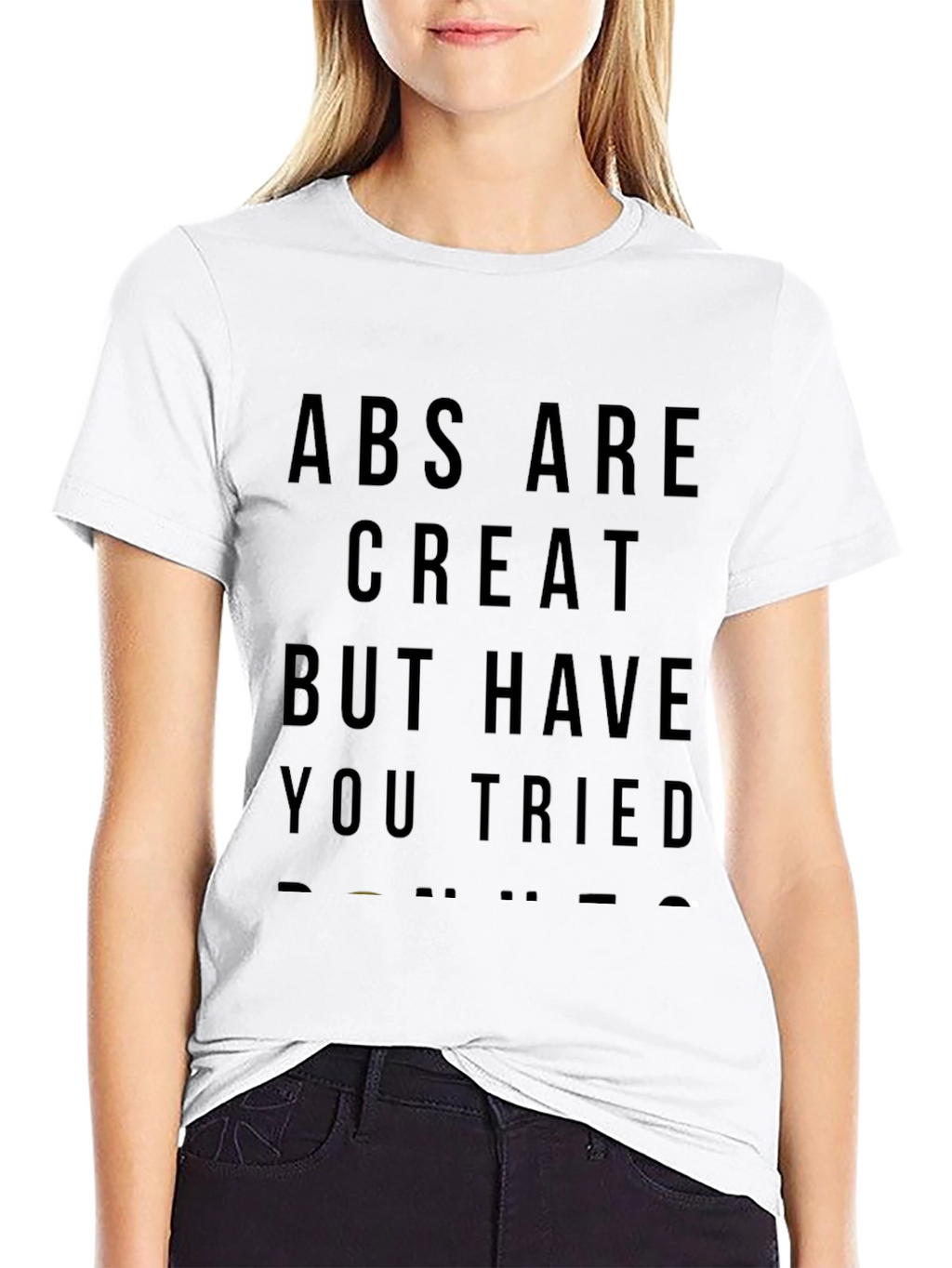 Funny Abs Donuts T-Shirt - Comfort Fit