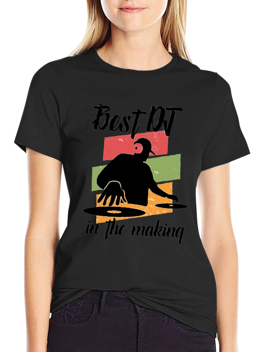 Best DJ in the Making Black T-Shirt