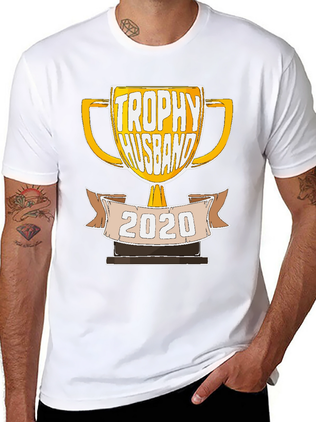 Trophy Husband 2020 Graphic T-Shirt
