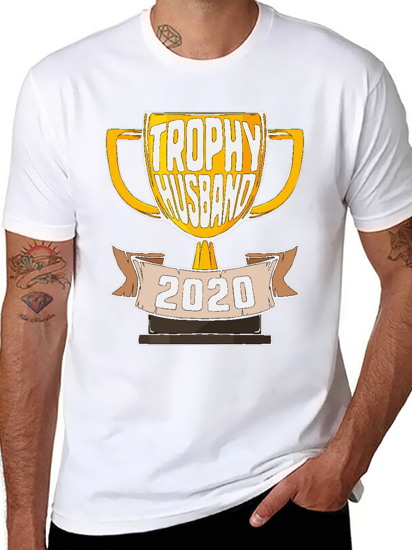 Trophy Husband 2020 Graphic T-Shirt
