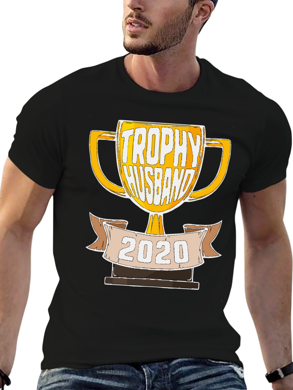 Trophy Husband 2020 Graphic T-Shirt