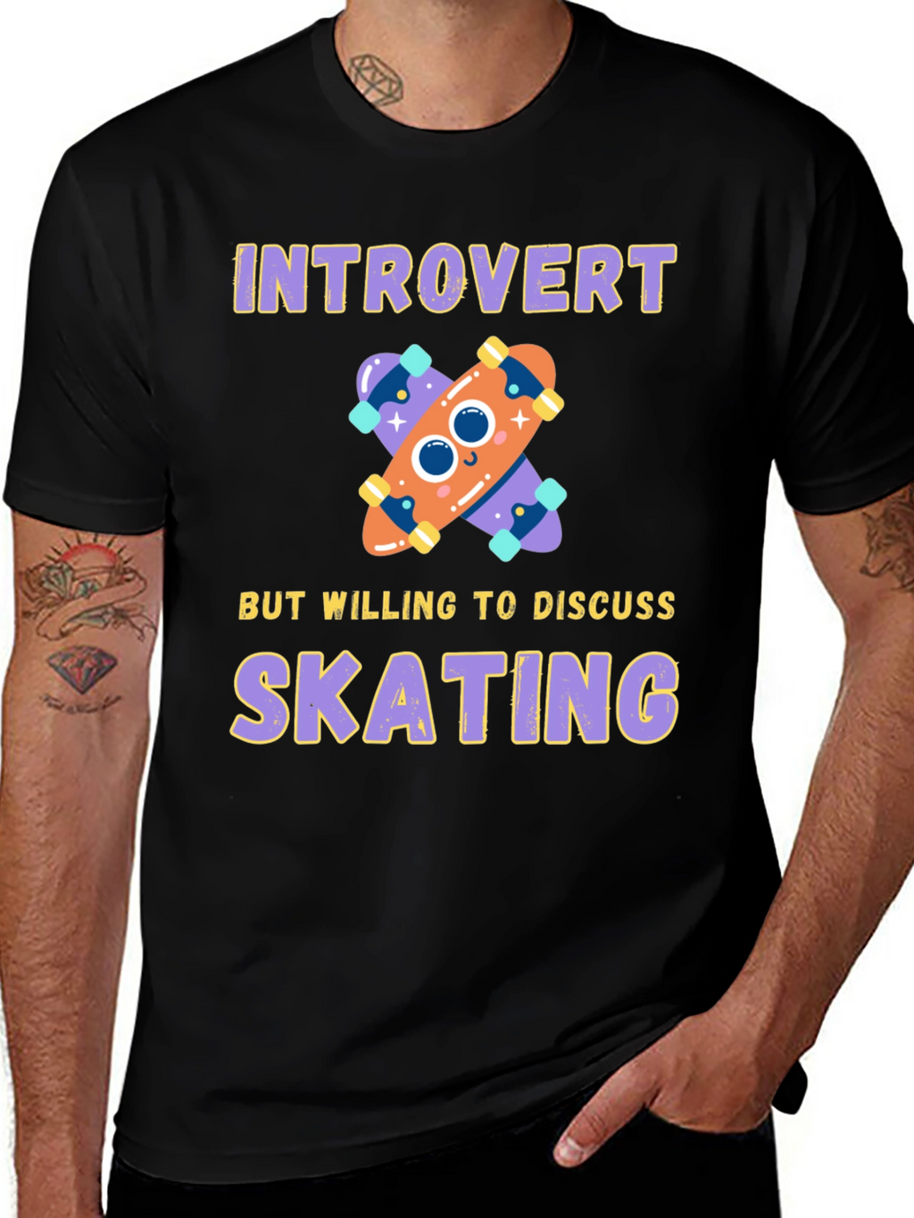 Introvert Skating T-Shirt