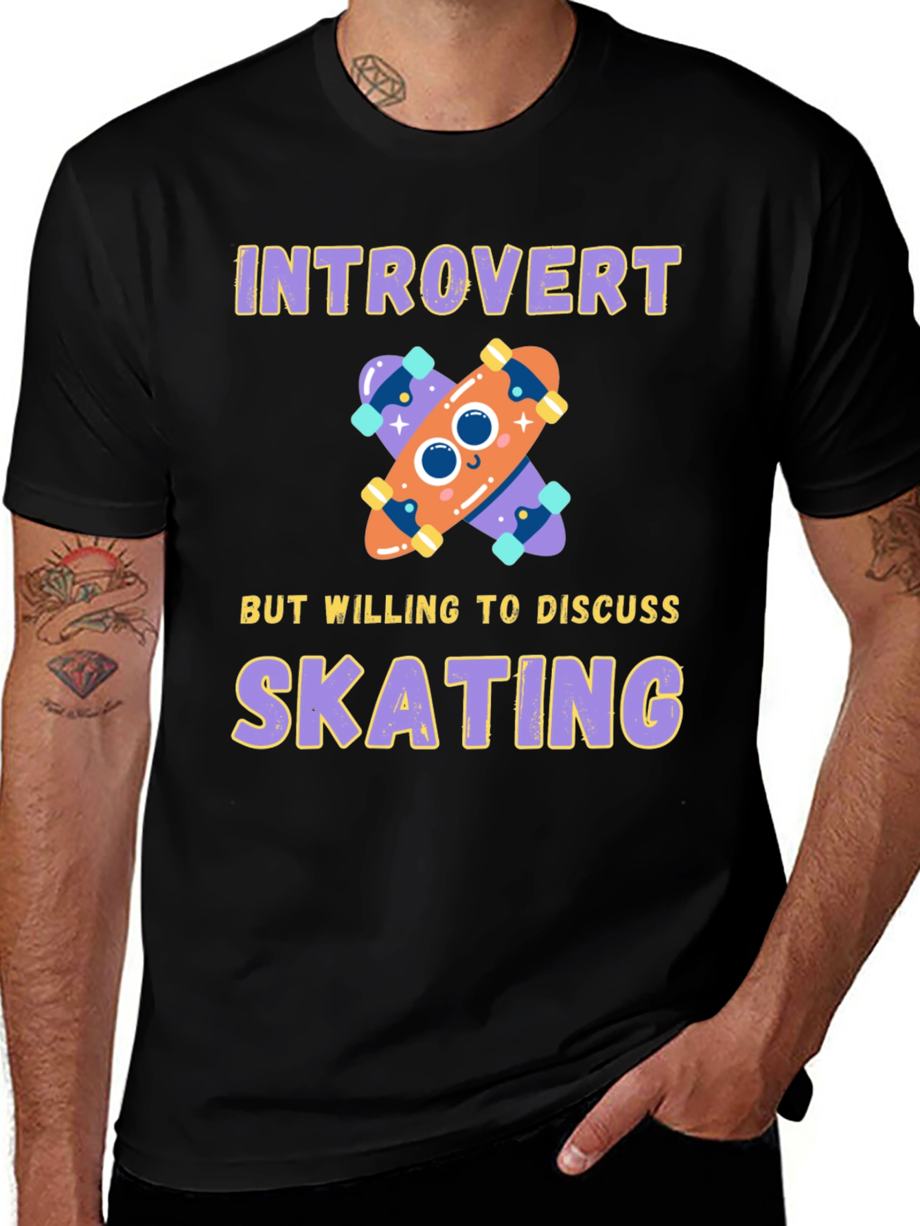Introvert Skating T-Shirt