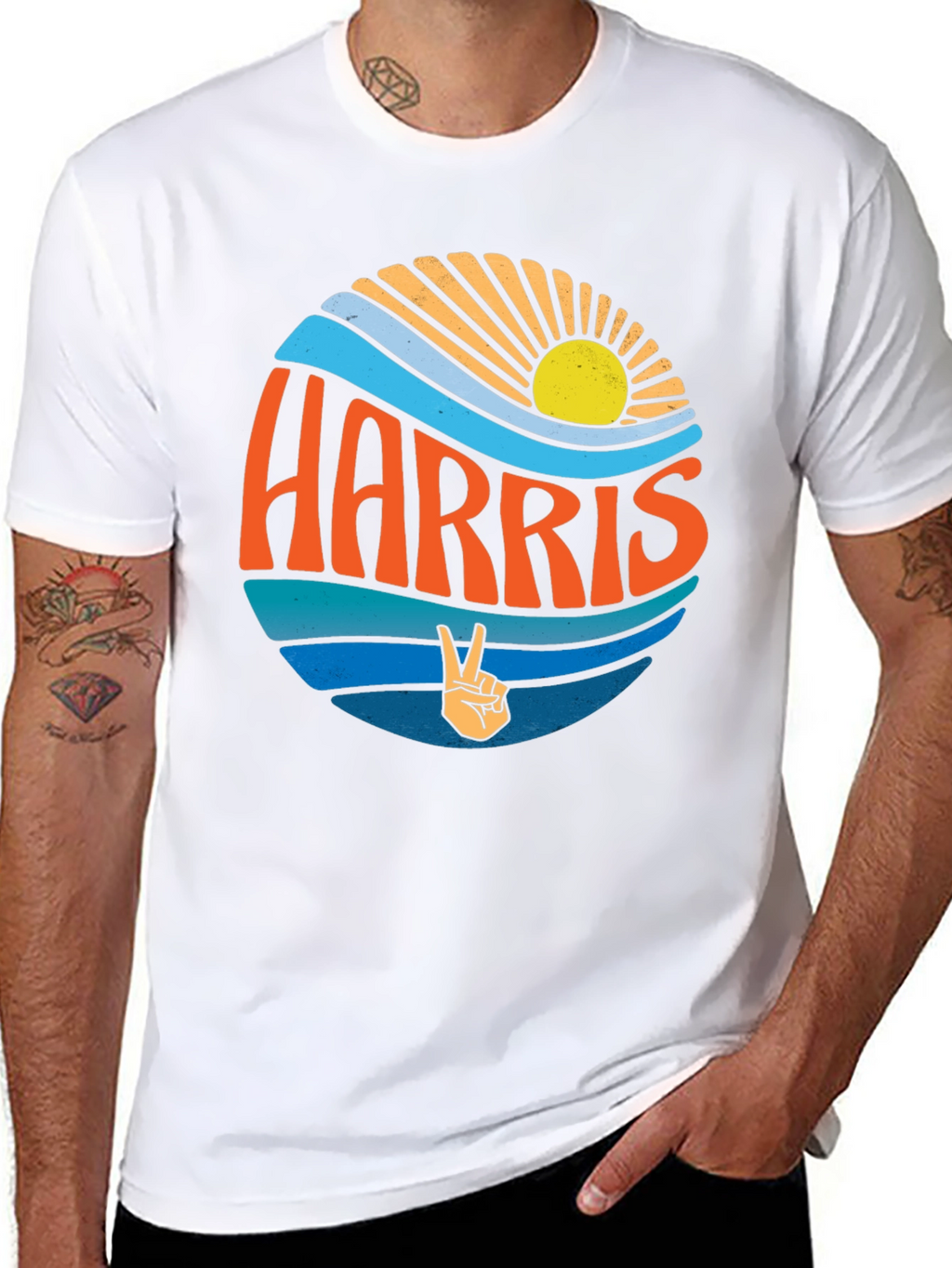 Harris Retro Style T-Shirt