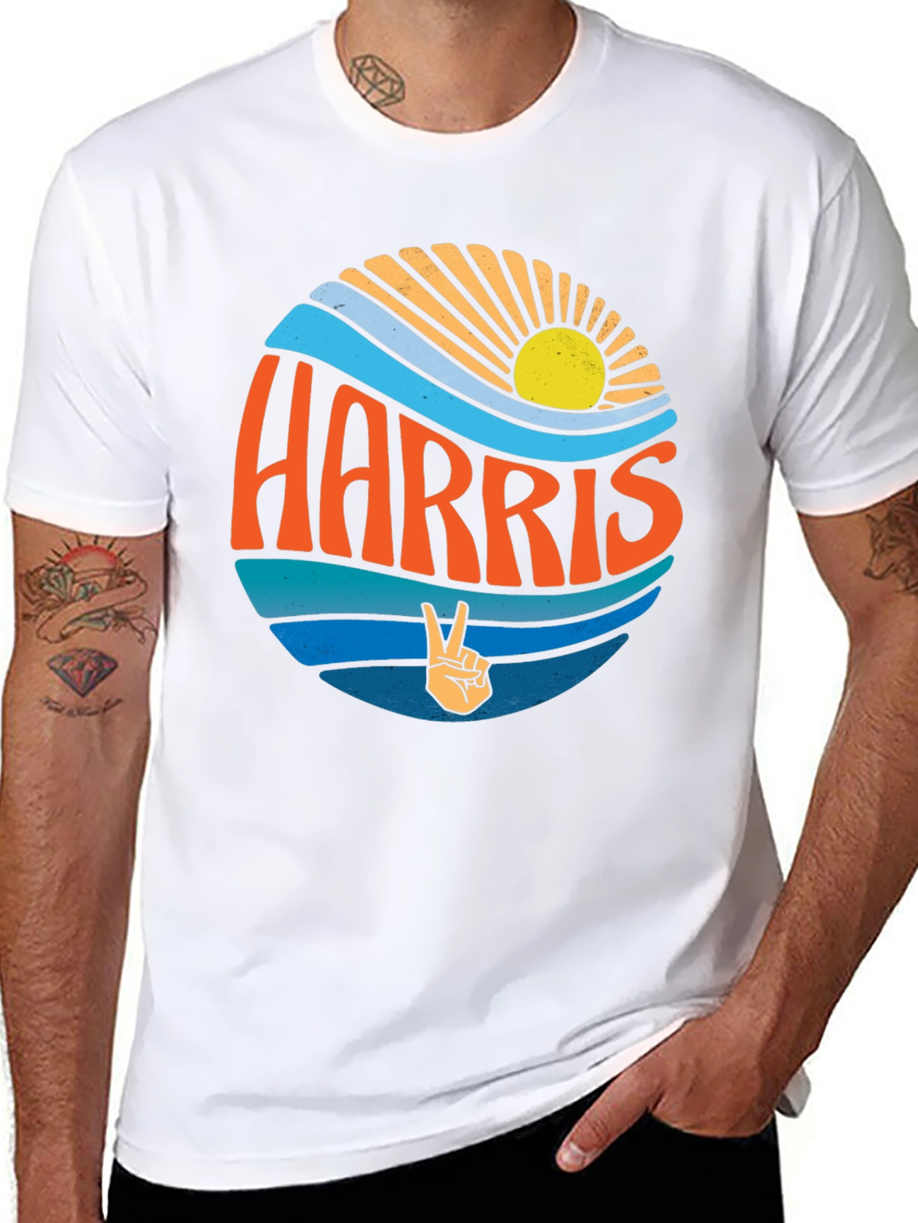 Harris Retro Style T-Shirt