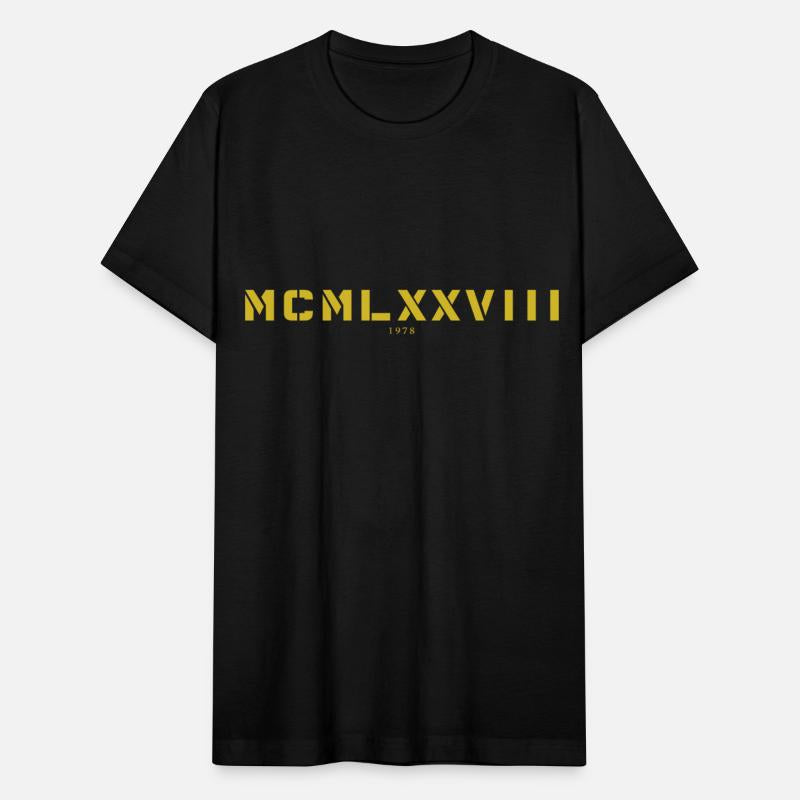 Roman numeral Year of birth Made in 1978