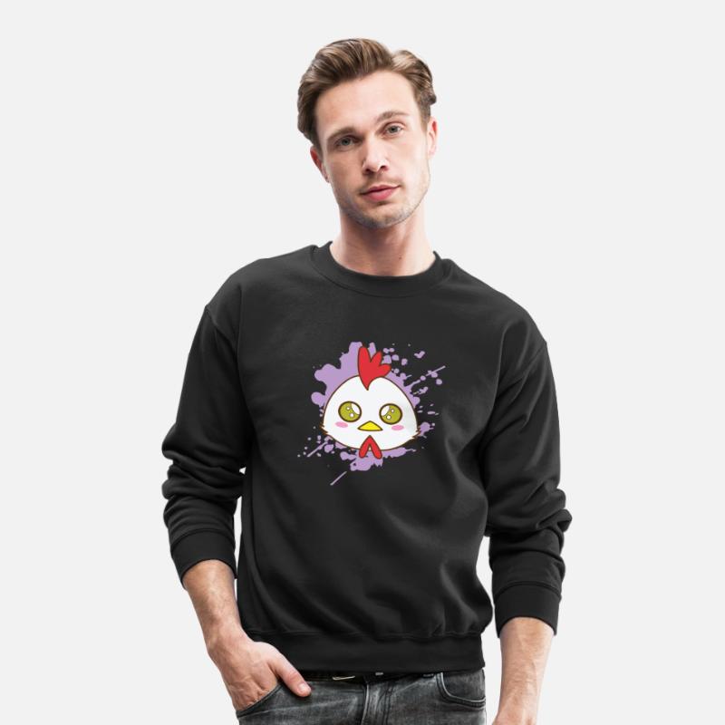 Rooster Chicken in japanese Kawaii Style Animal Ja