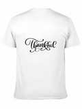 Thankful Graphic Tee - Soft Black T-Shirt