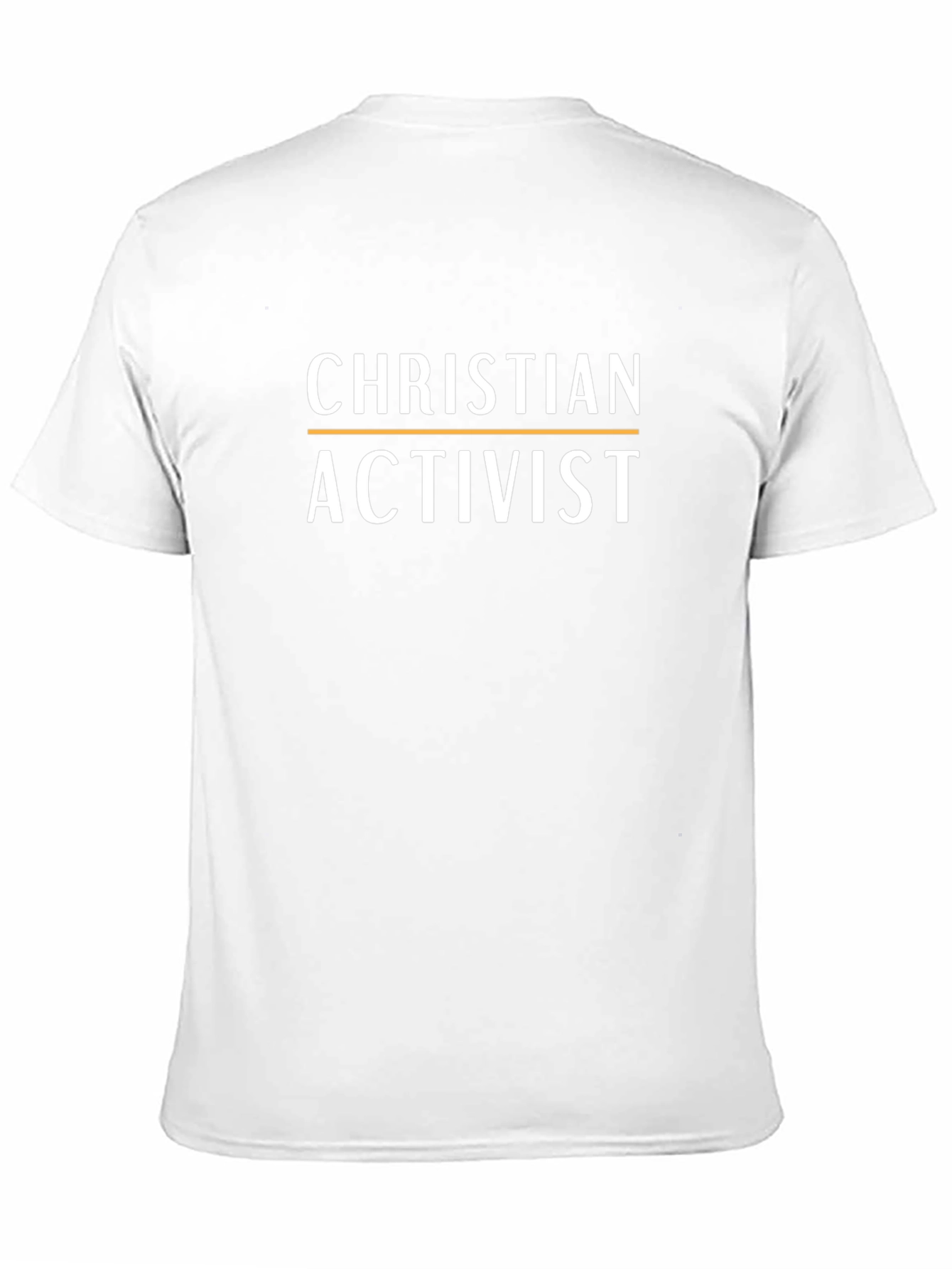 Christian Activist Black Graphic T-Shirt