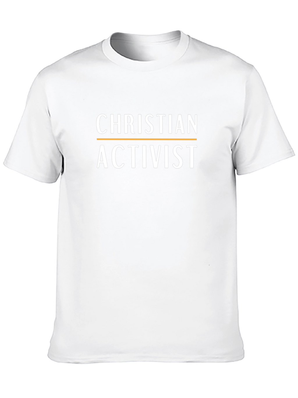 Christian Activist Black Graphic T-Shirt
