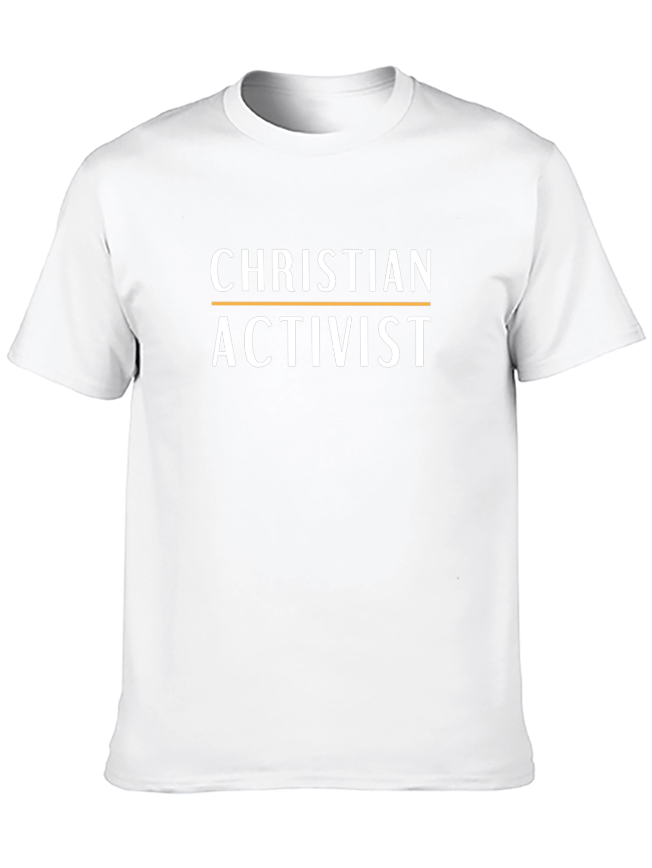 Christian Activist Black Graphic T-Shirt