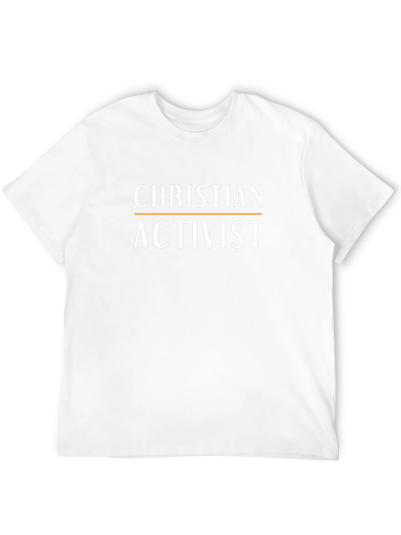 Christian Activist Black Graphic T-Shirt