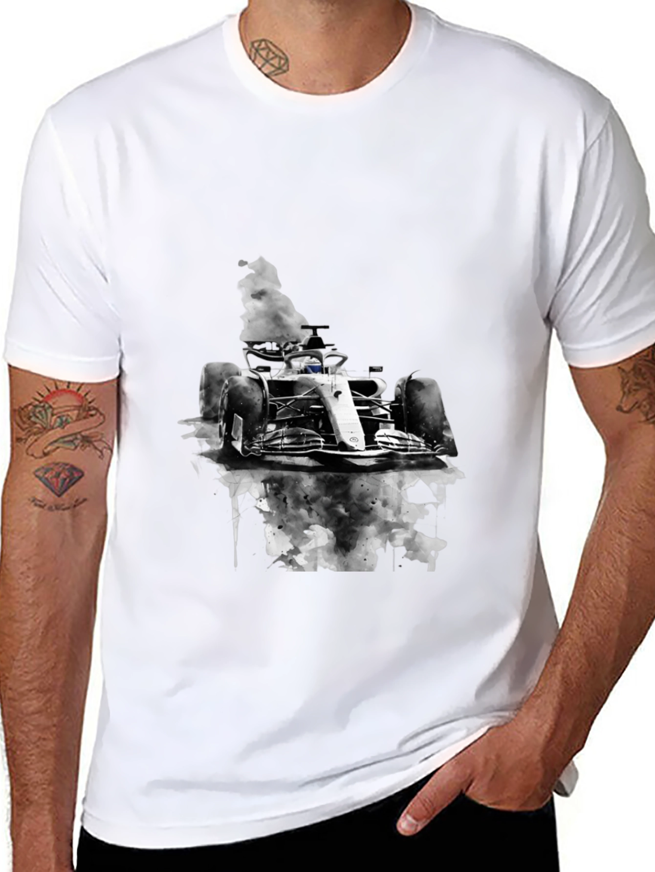 Formula One Race Car Graphic Tee