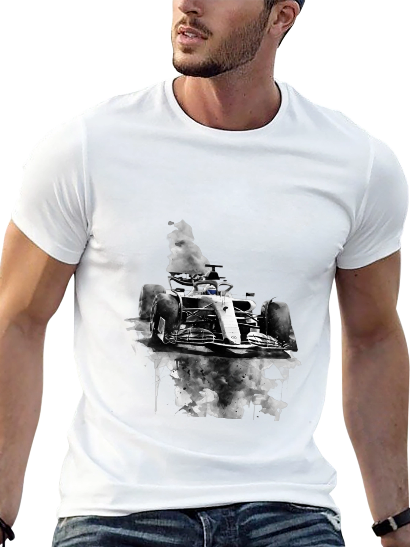 Formula One Race Car Graphic Tee