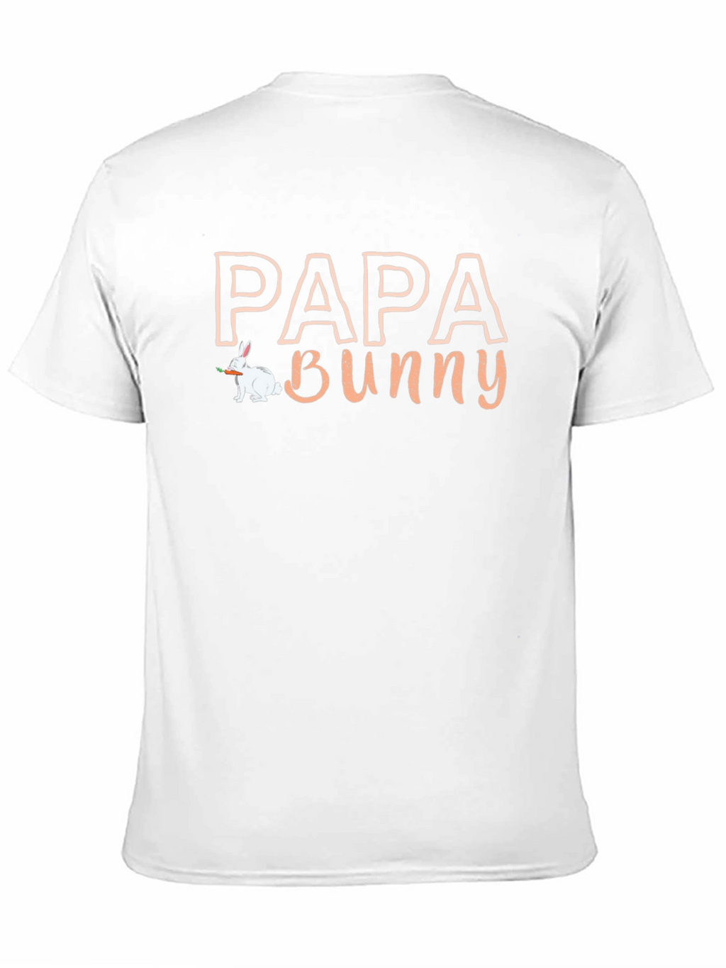 Papa Bunny Graphic T-Shirt - Easter Dad Tee
