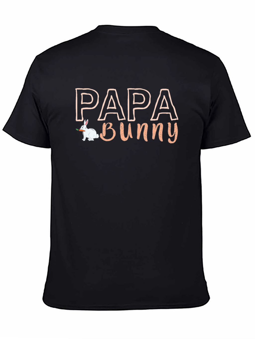 Papa Bunny Graphic T-Shirt - Easter Dad Tee