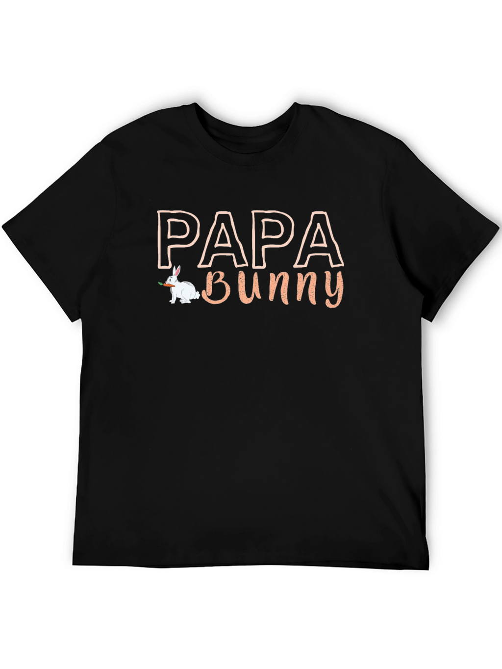 Papa Bunny Graphic T-Shirt - Easter Dad Tee
