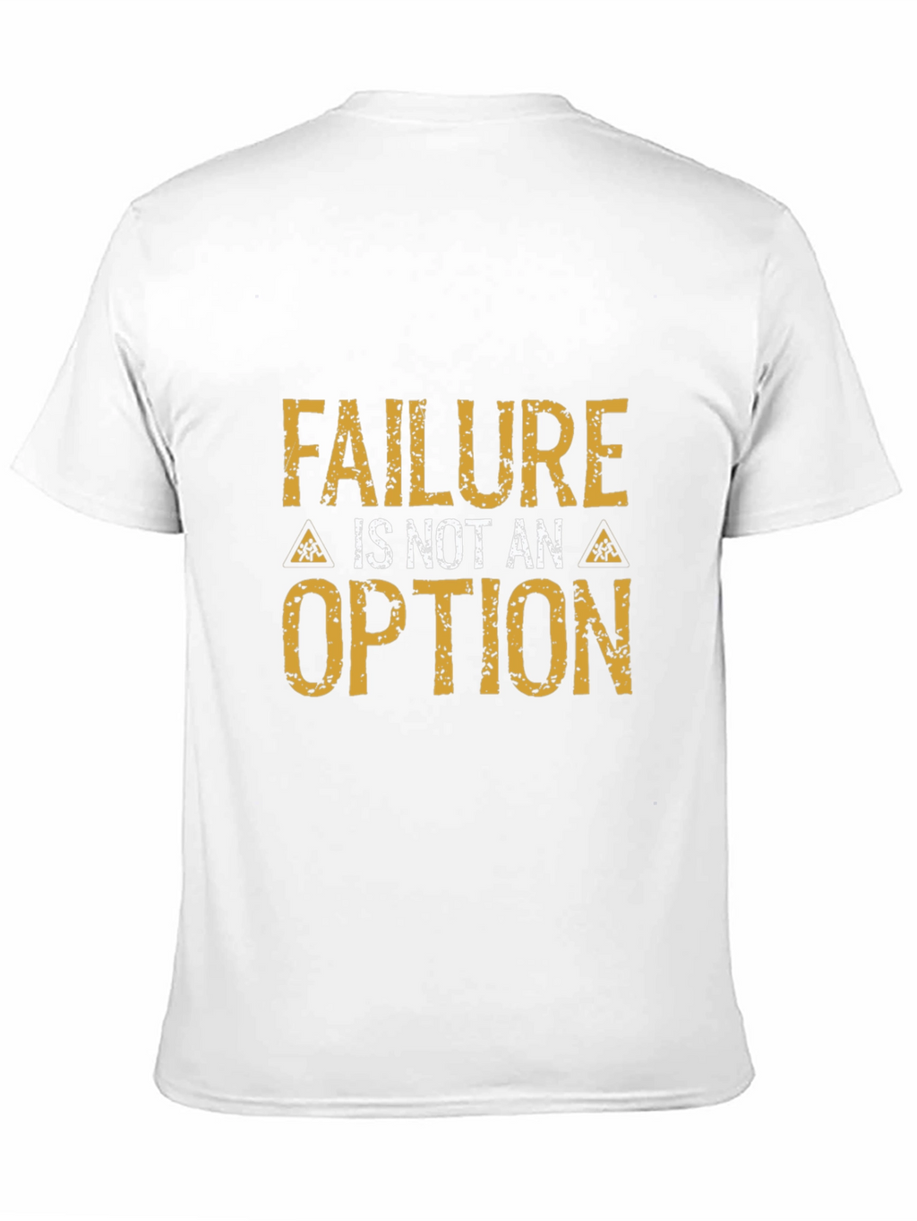 Failure is Not an Option Black Graphic T-Shirt