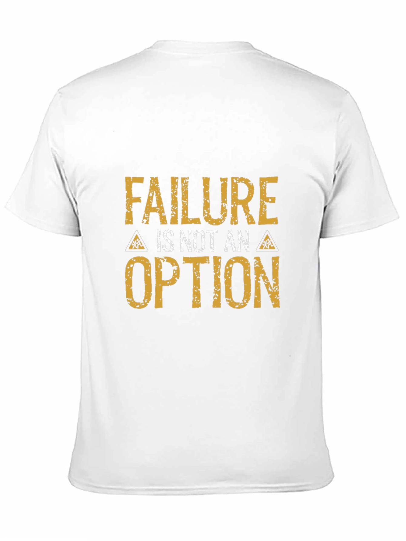 Failure is Not an Option Black Graphic T-Shirt