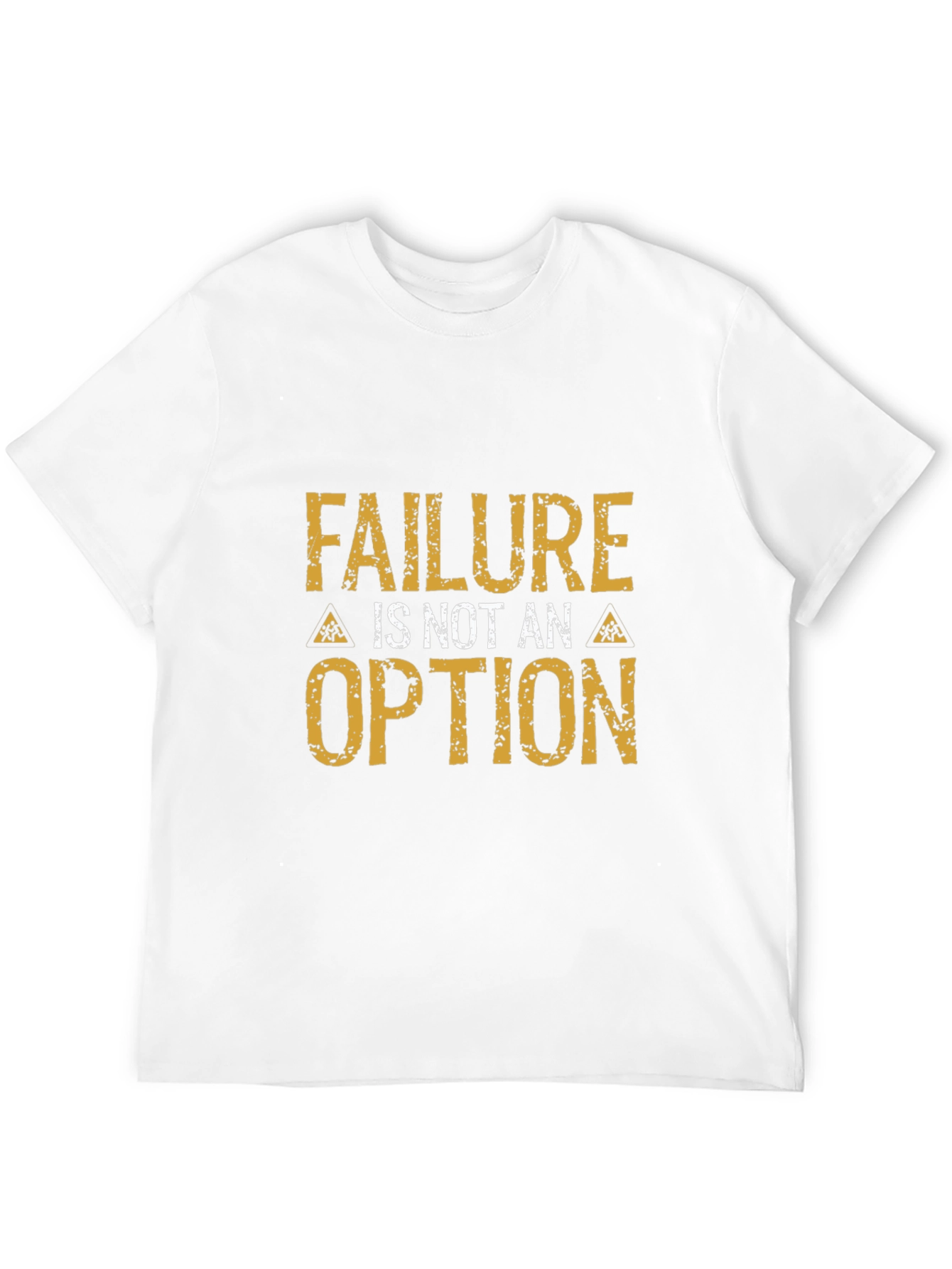 Failure is Not an Option Black Graphic T-Shirt