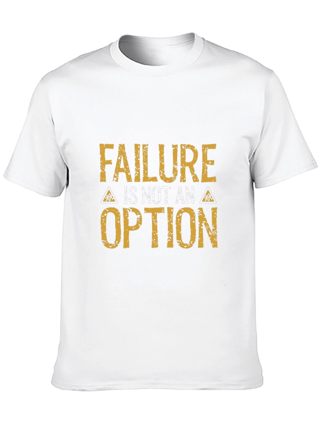 Failure is Not an Option Black Graphic T-Shirt