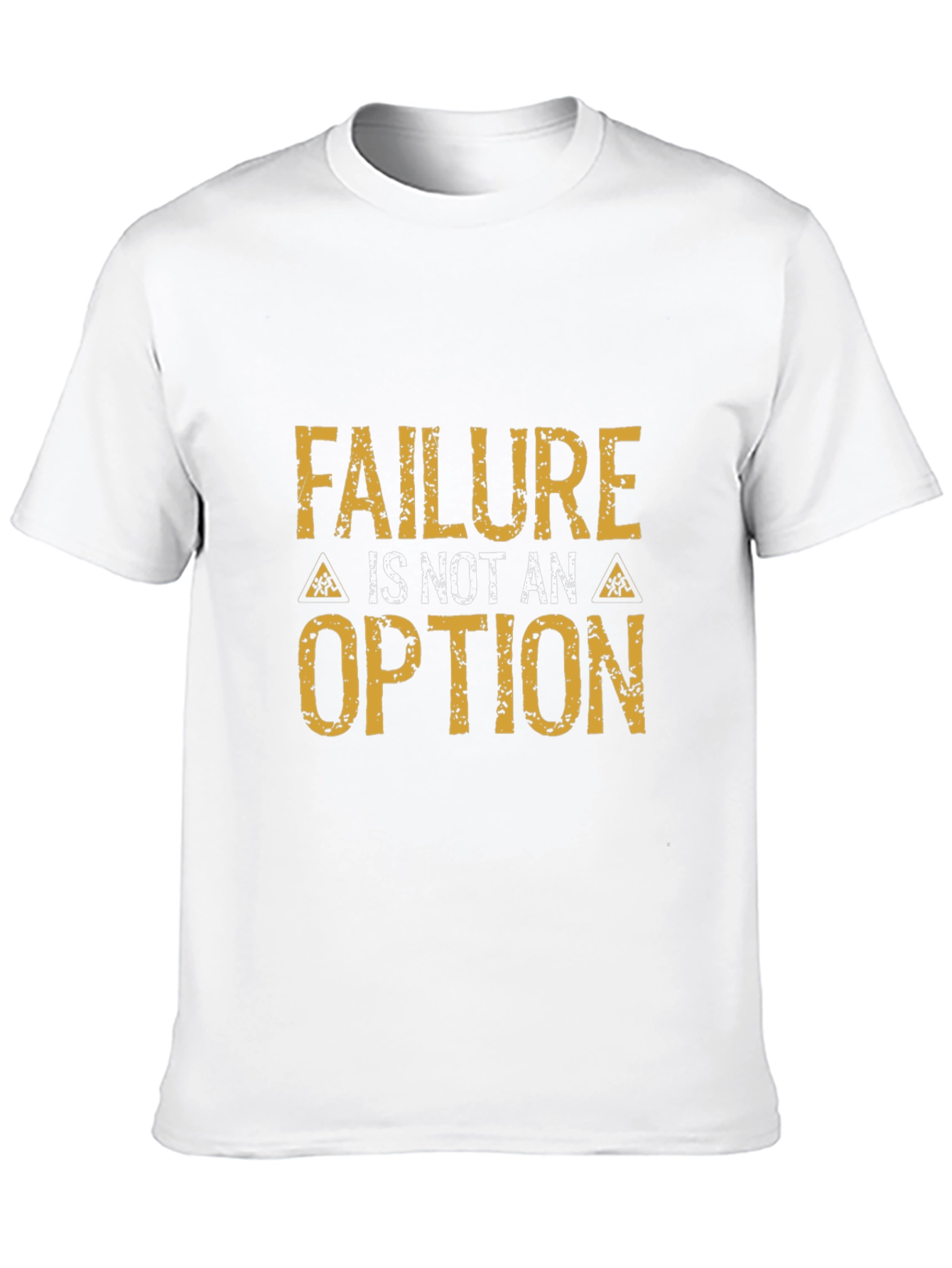Failure is Not an Option Black Graphic T-Shirt