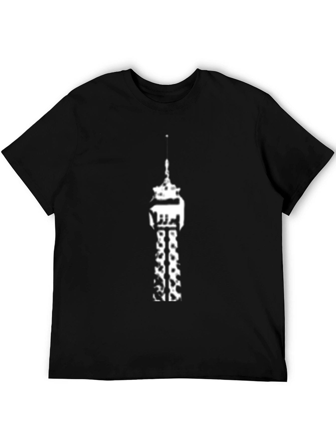 Tower Graphic Black T-Shirt