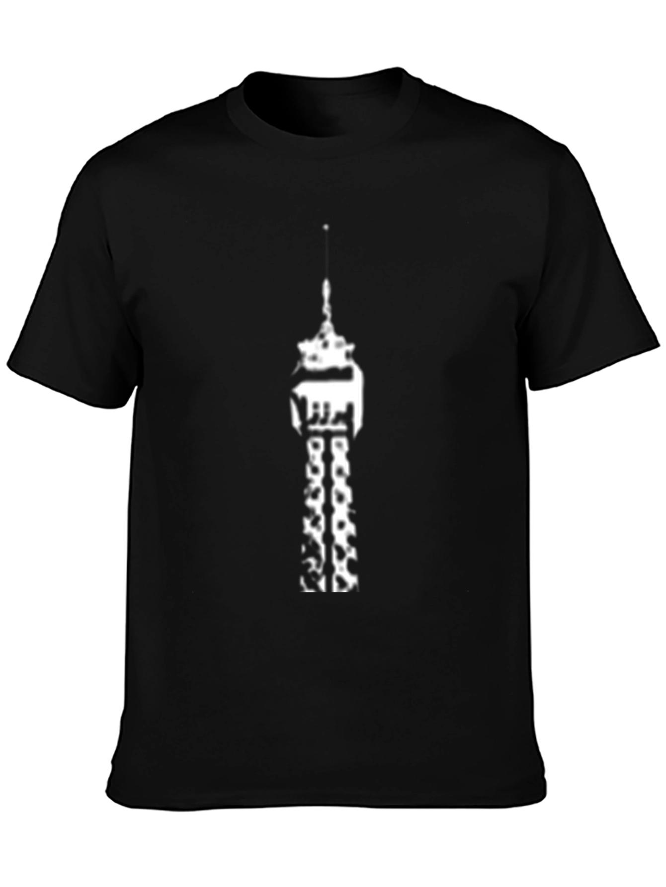 Tower Graphic Black T-Shirt